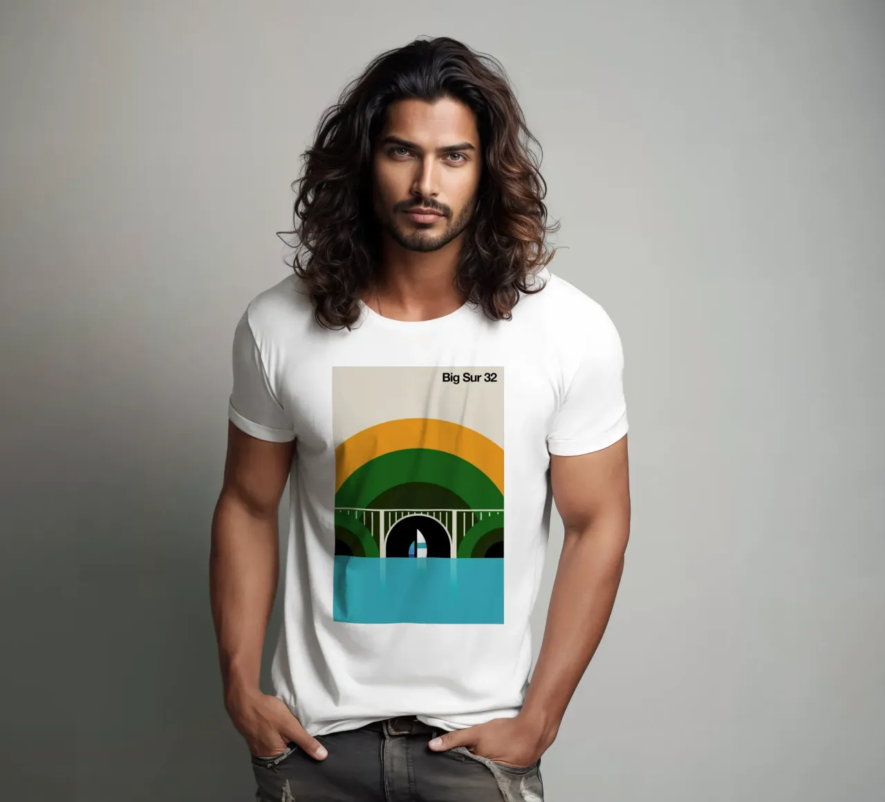 Big Sur 32 t-shirt da Bo Lundberg