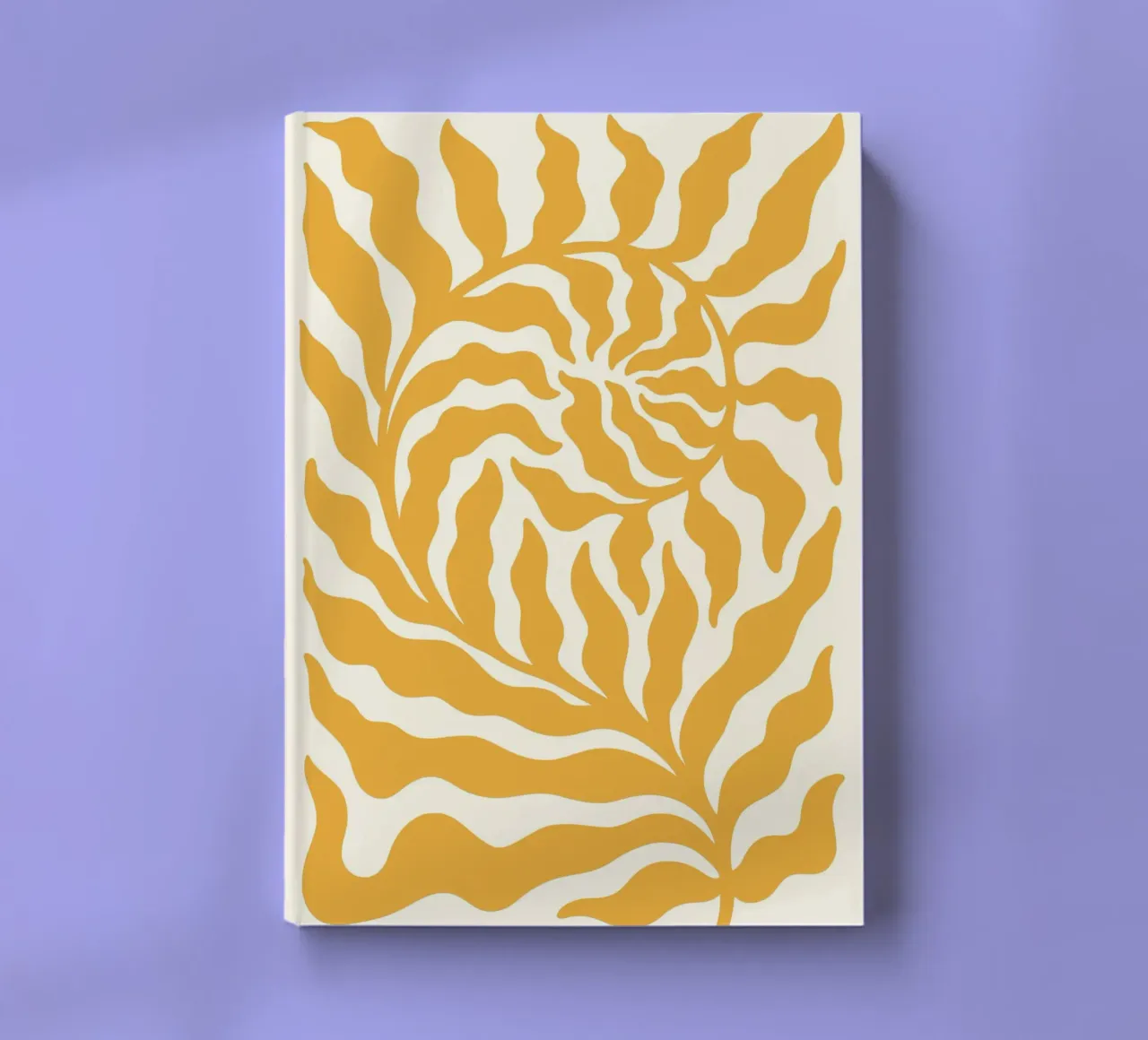 Abstract Golden Swirl - Modern Botanical Sun Art Print notebook by ClubArt