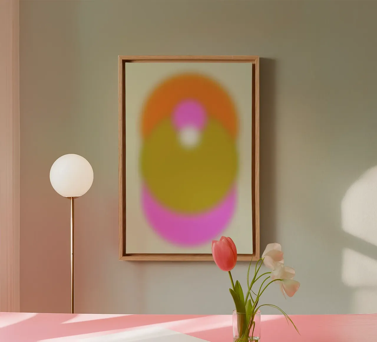 Sunkiss canvas met Baklijst van Galaxy Eyes