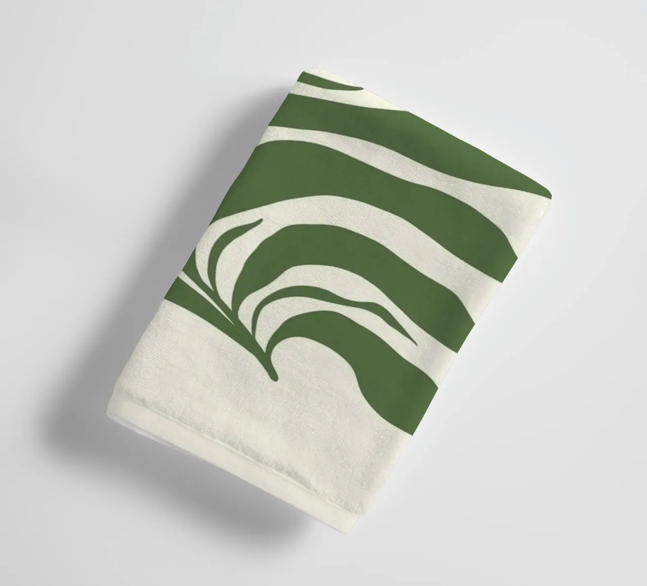 Op Matisse geïnspireerd Jungleblad - Abstract Botanisch Muurkunstwerk badhanddoek van ClubArt