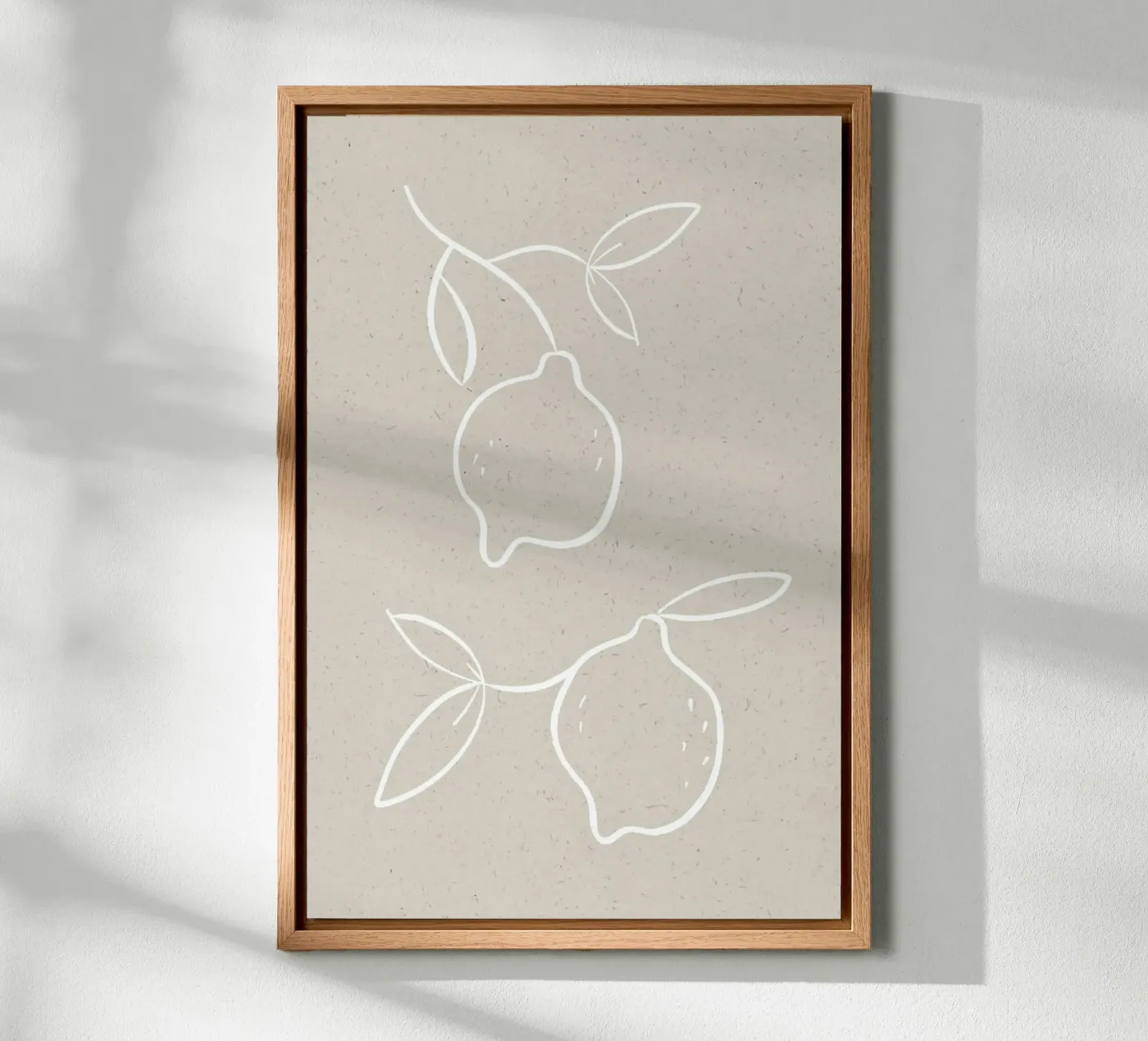 Lemon canvas by KRUTH DESIGN
