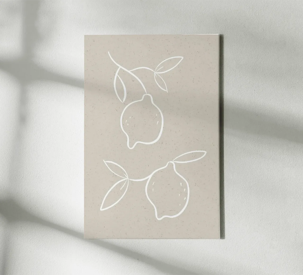 Lemon tela con Cornice a cassetta da KRUTH DESIGN