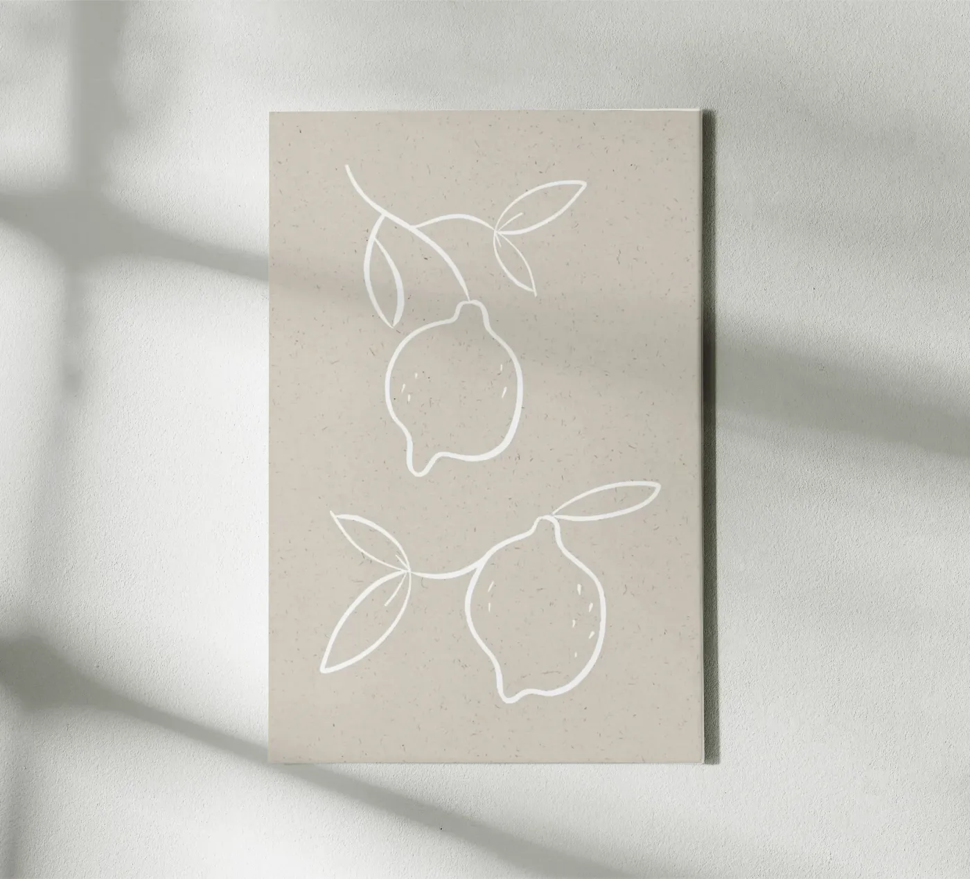 Lemon canvas by KRUTH DESIGN