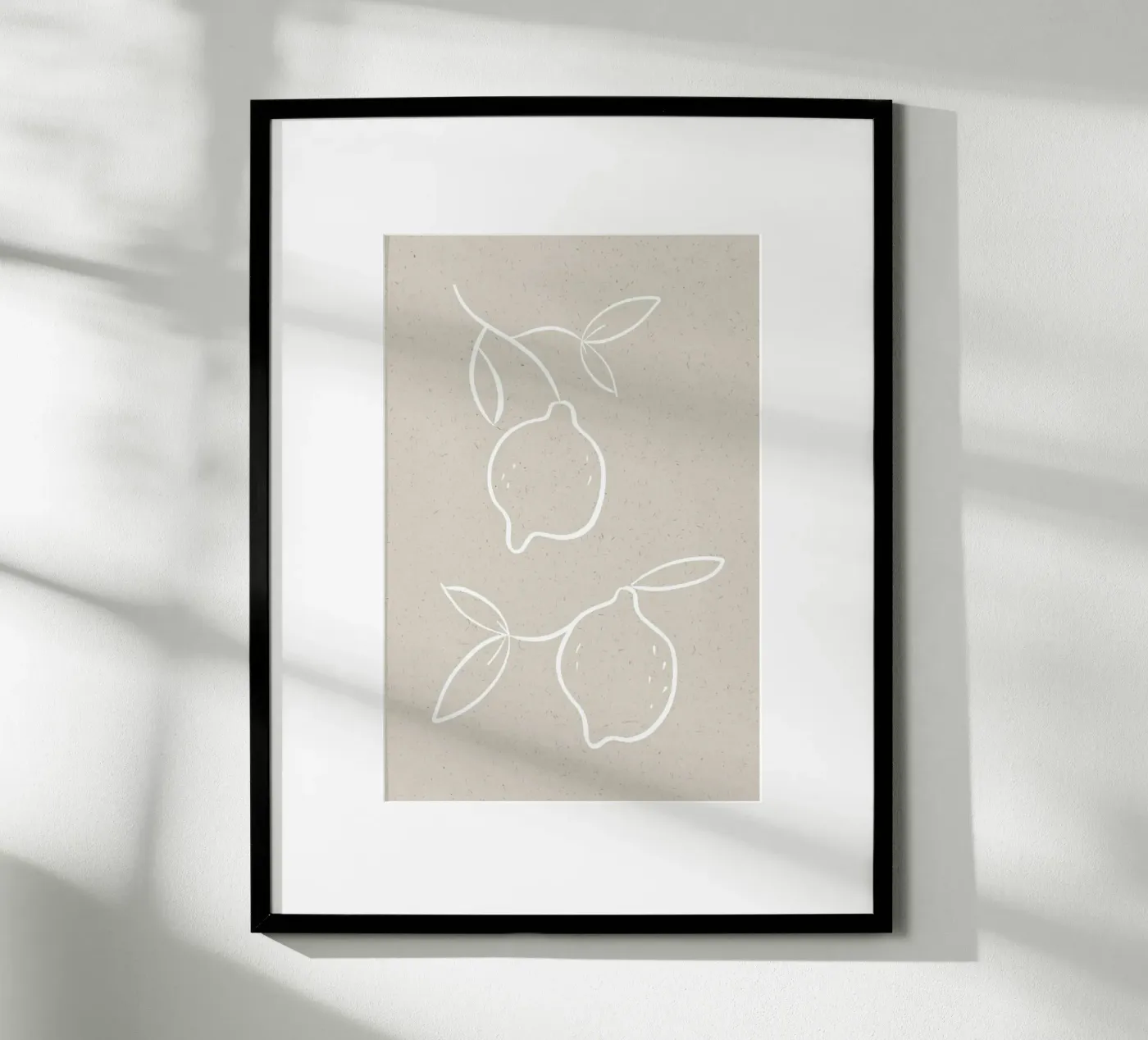 Lemon Poster von KRUTH DESIGN