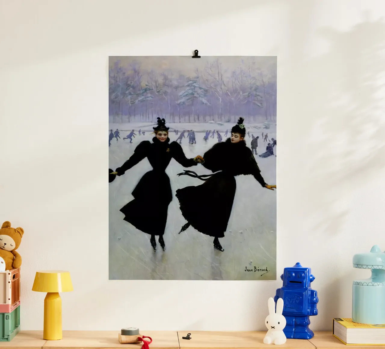 Béraud - The Skaters carta hahnemühle da ARTOTHEK