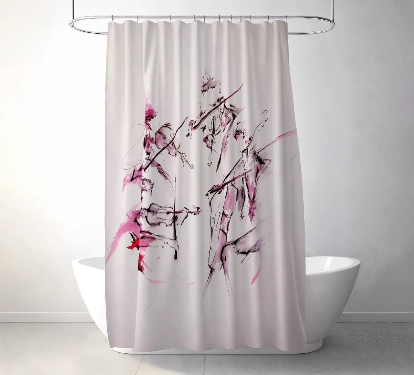 Quartet douchegordijn van Marc Allante