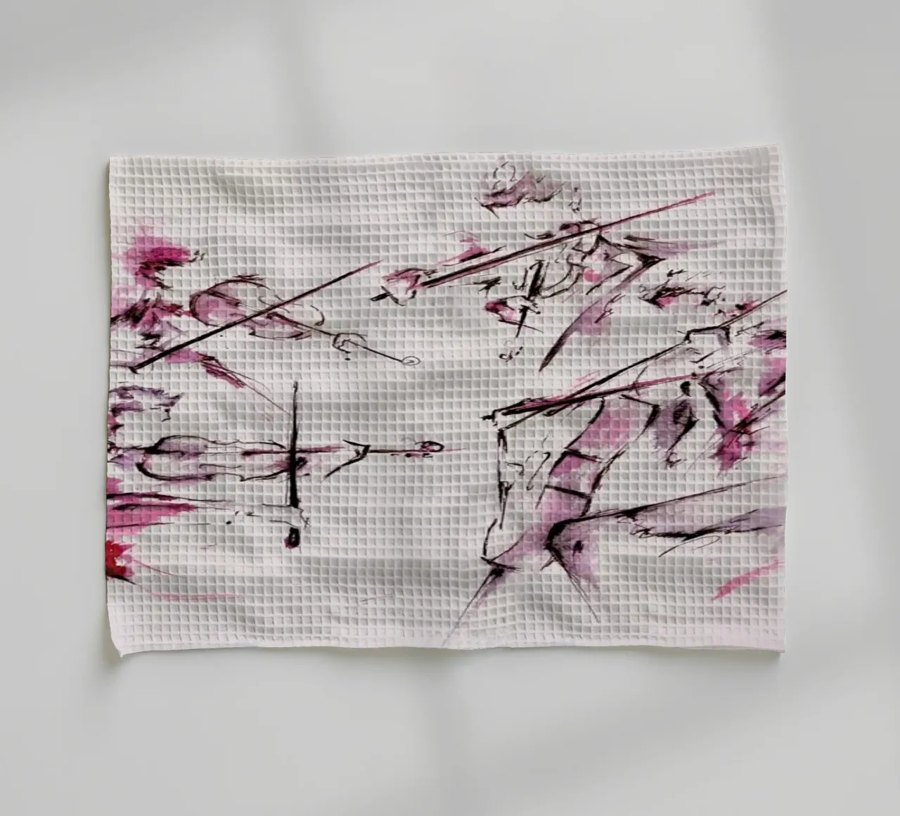 Quartet tea towel by Marc Allante