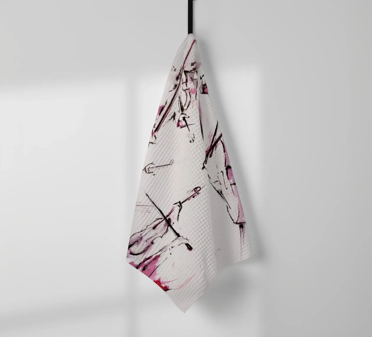 Quartet tea towel by Marc Allante