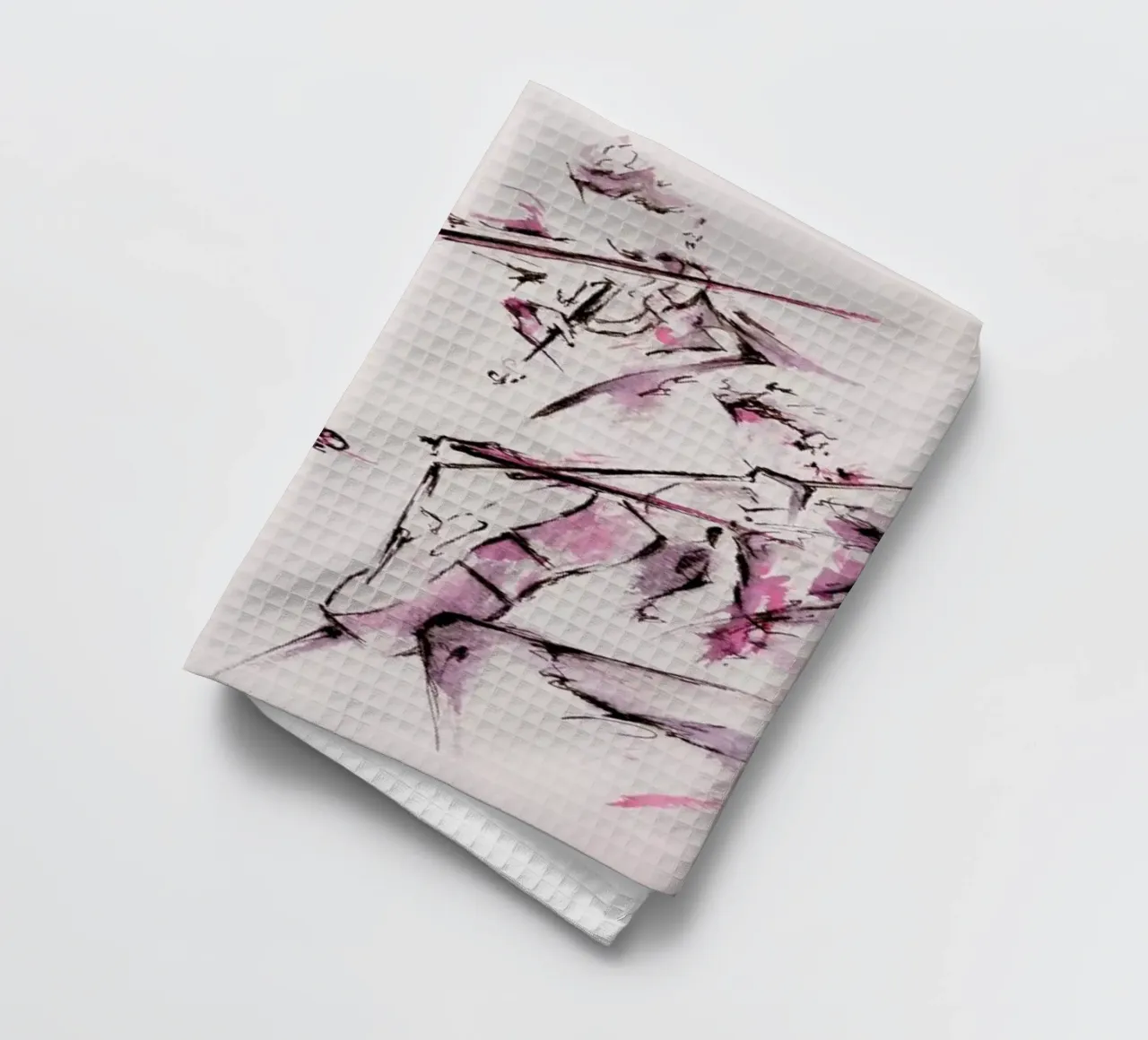 Quartet tea towel by Marc Allante