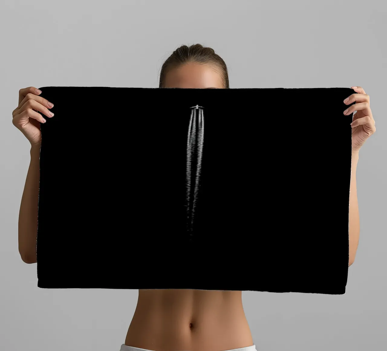Black and White II towel by Tal Paz-Fridman