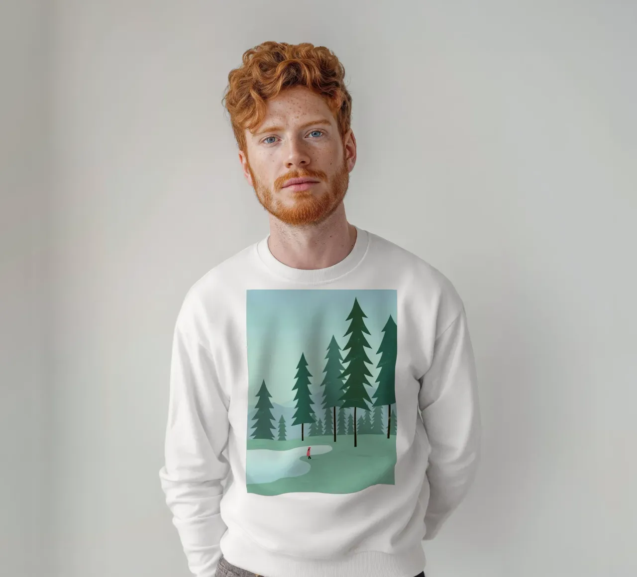 Wald sweatshirt by Katinka Reinke
