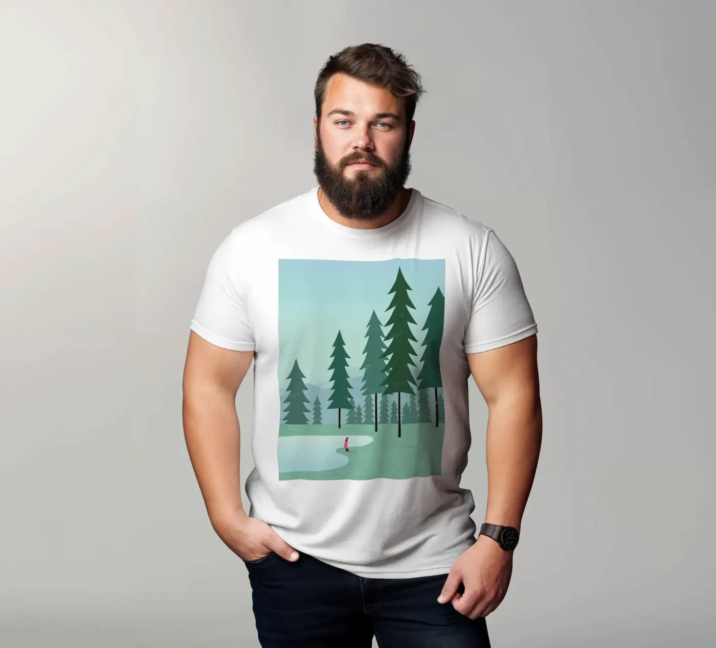 Wald t-shirt da Katinka Reinke