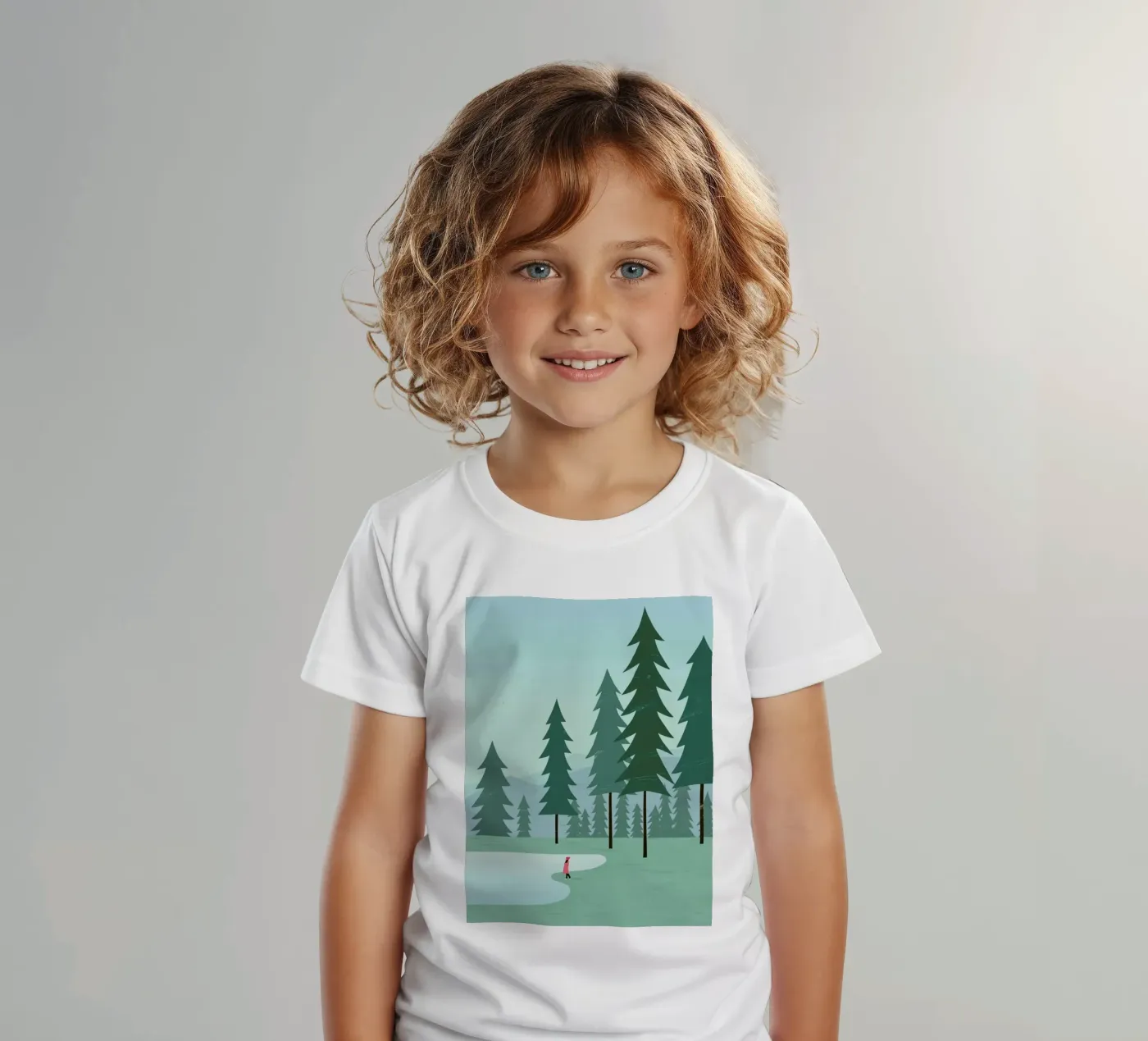 Wald kinder t-shirt van Katinka Reinke