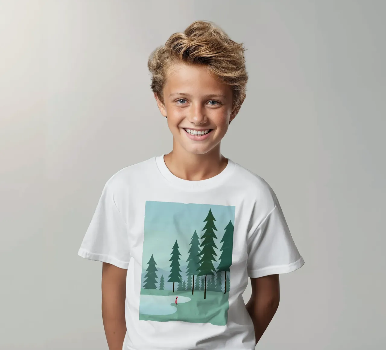 Wald t-shirt bambini da Katinka Reinke