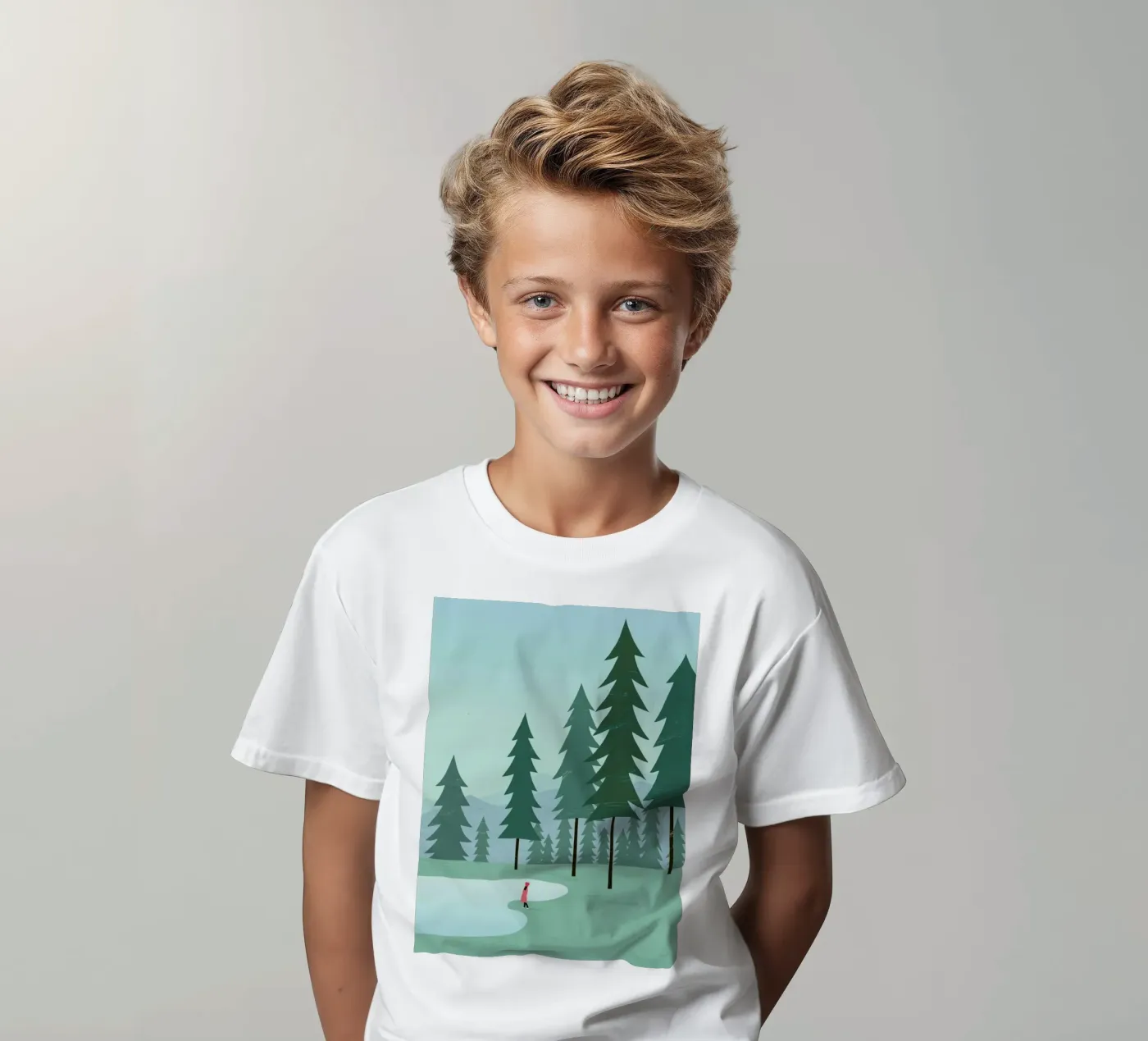Wald kinder t-shirt van Katinka Reinke