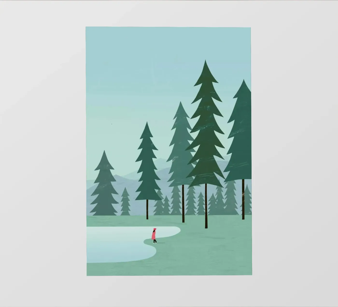 Wald Fototapete von Katinka Reinke