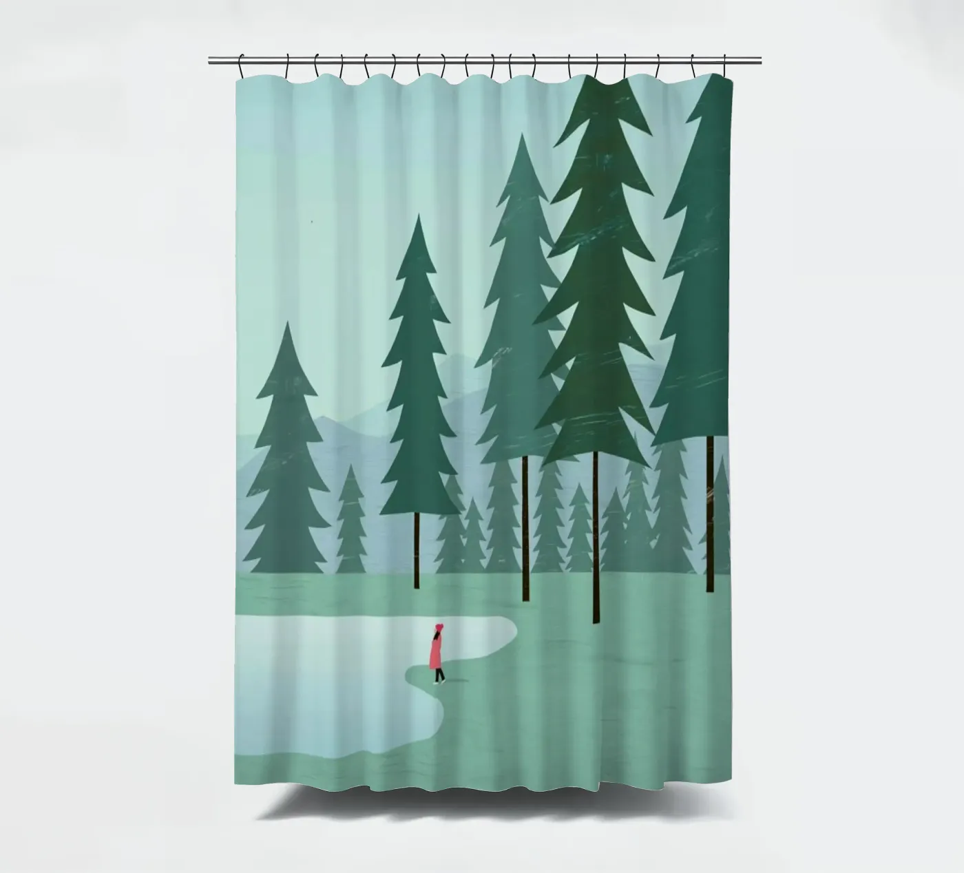 Wald Duschvorhang von Katinka Reinke