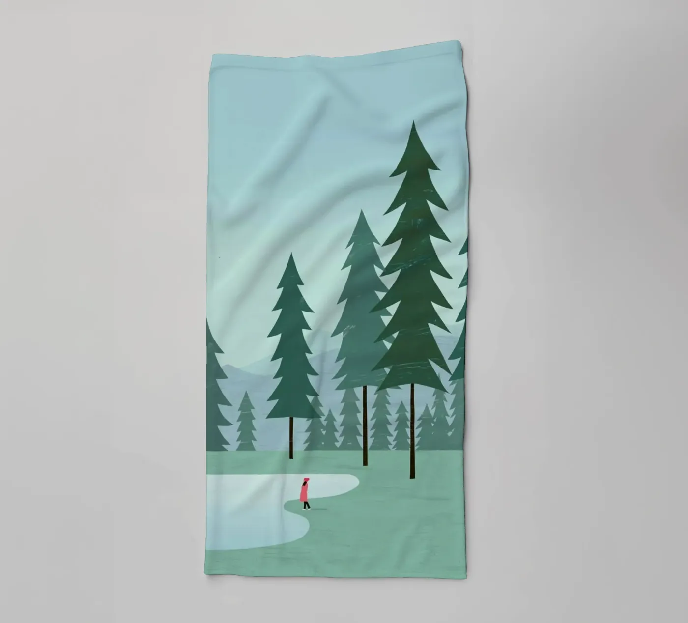 Wald towel by Katinka Reinke