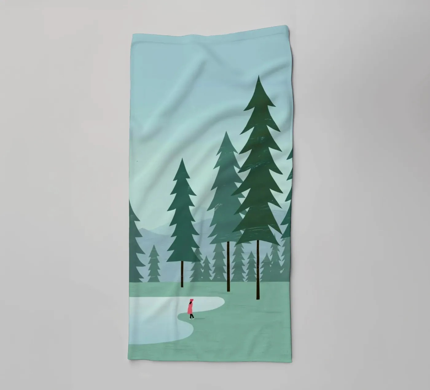 Wald towel by Katinka Reinke