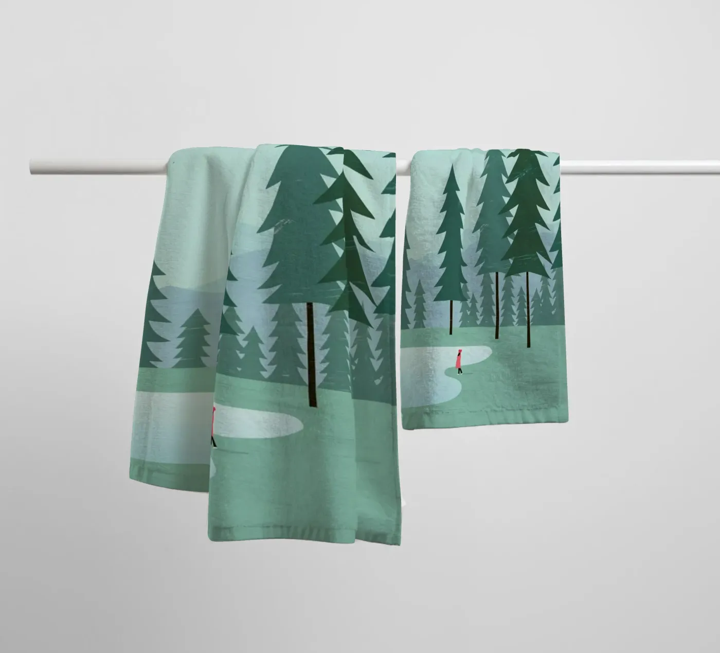 Wald towel by Katinka Reinke