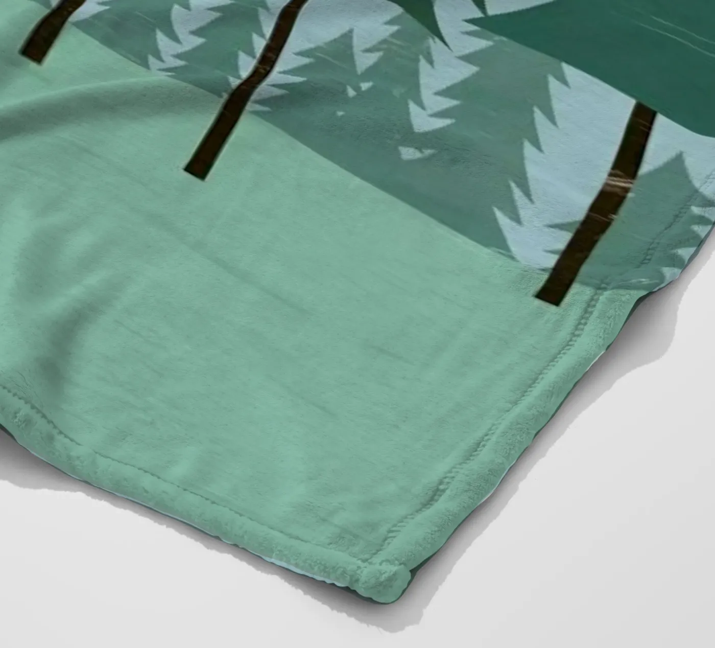 Wald fleece blanket by Katinka Reinke
