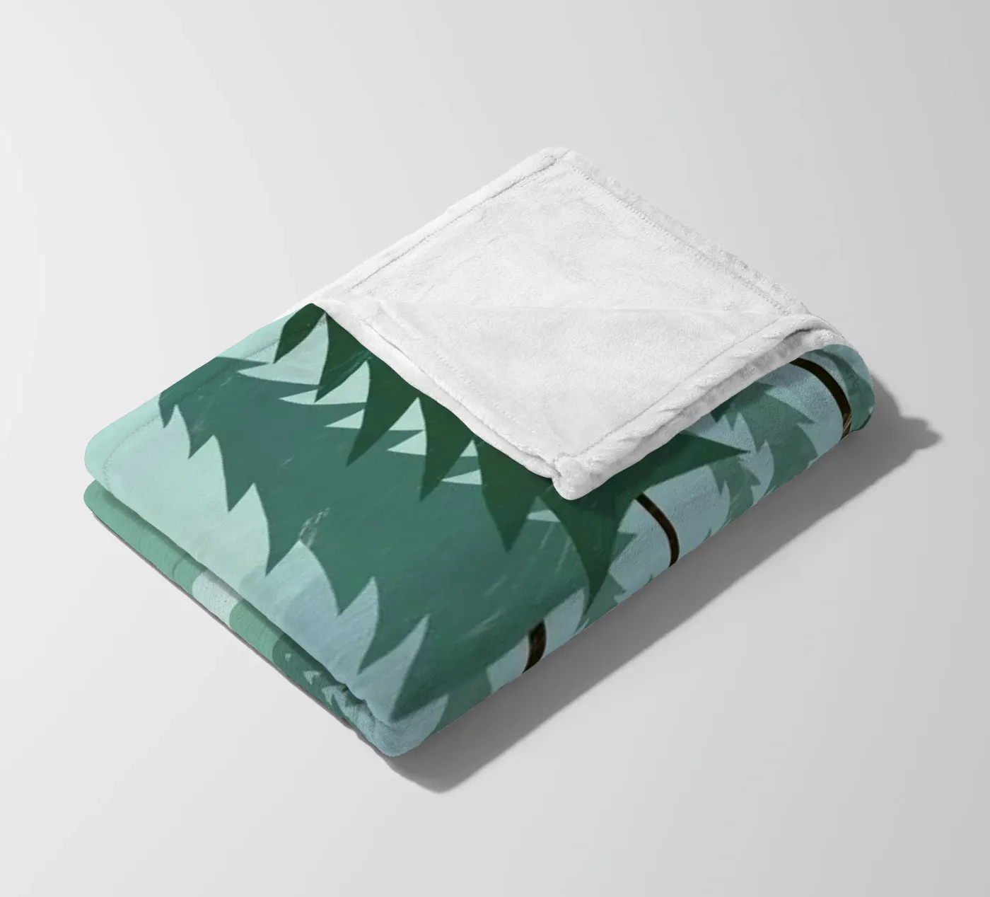 Wald fleece blanket by Katinka Reinke