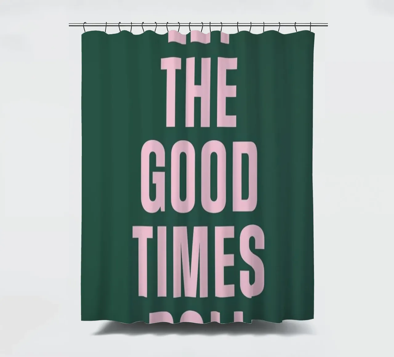 Good Times shower curtain by The Native State