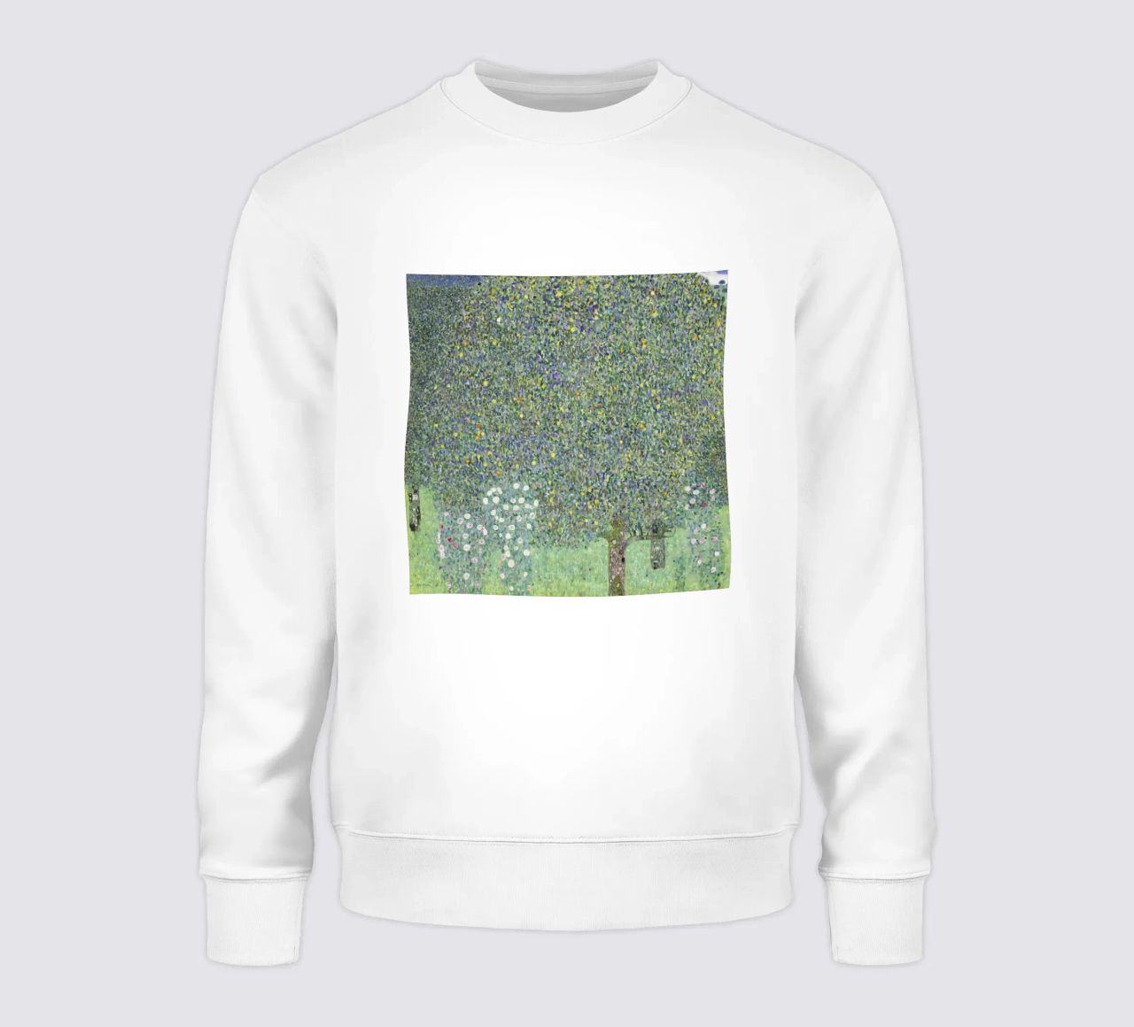 Gustav Klimt - Rosensträucher unter Bäumen (1905) Sweatshirt von Analic
