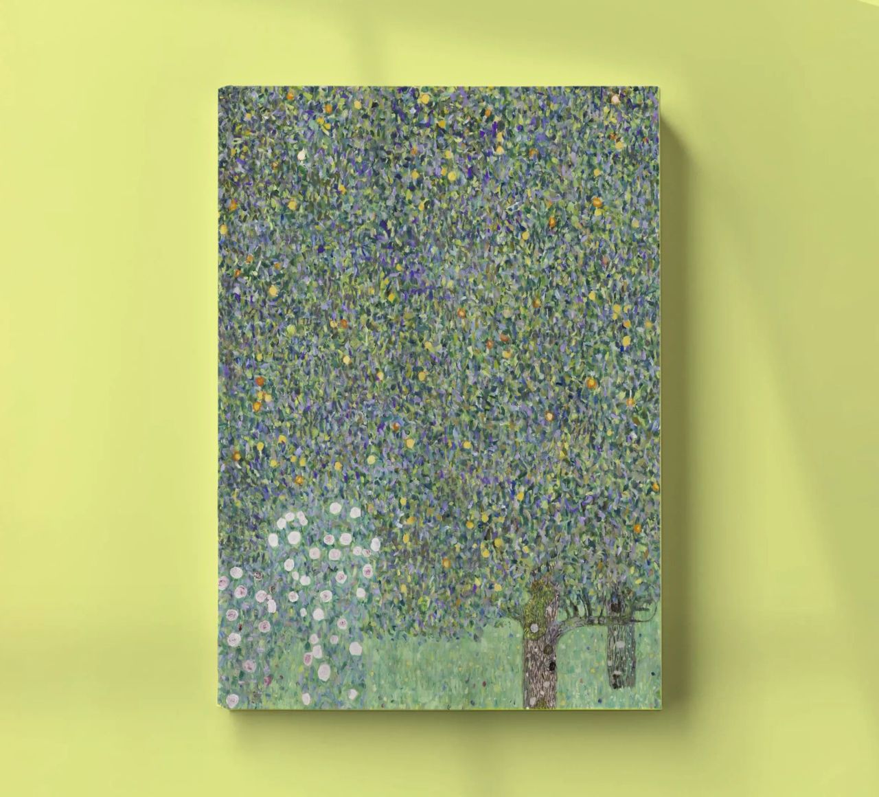Gustav Klimt - Rosensträucher unter Bäumen (1905) Notizbuch von Analic