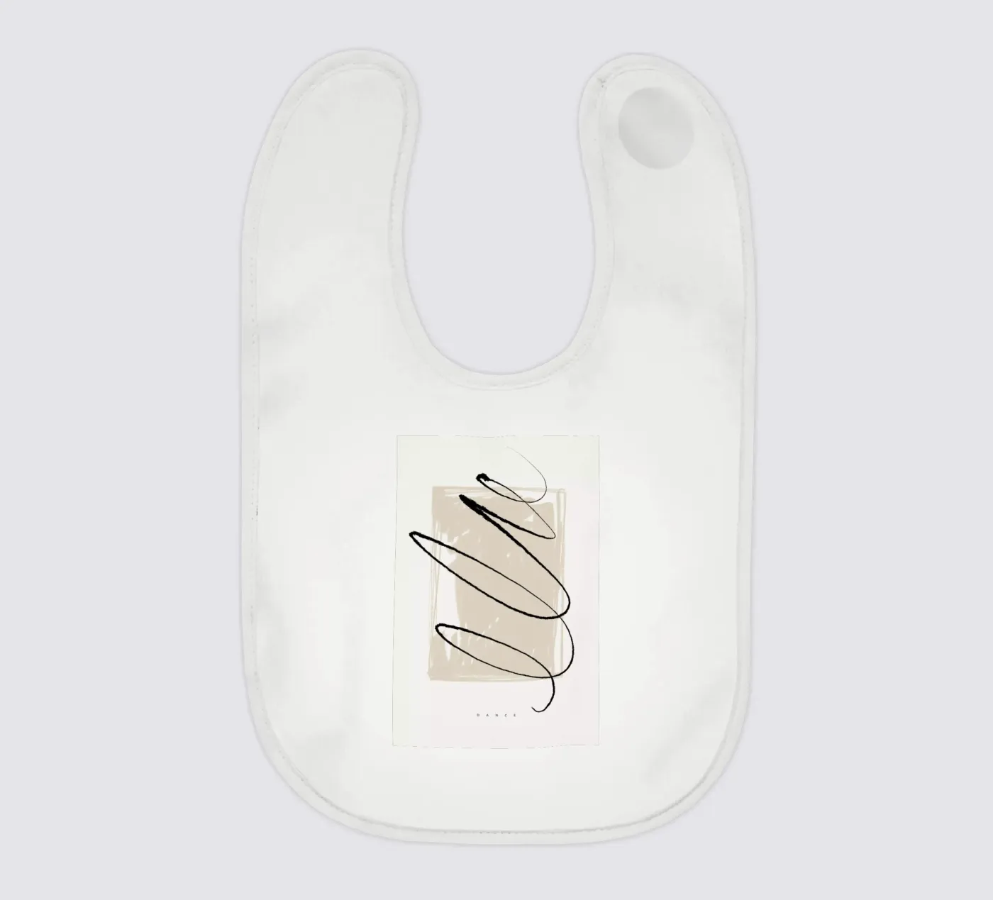 Dance 2 baby bib by Graphite