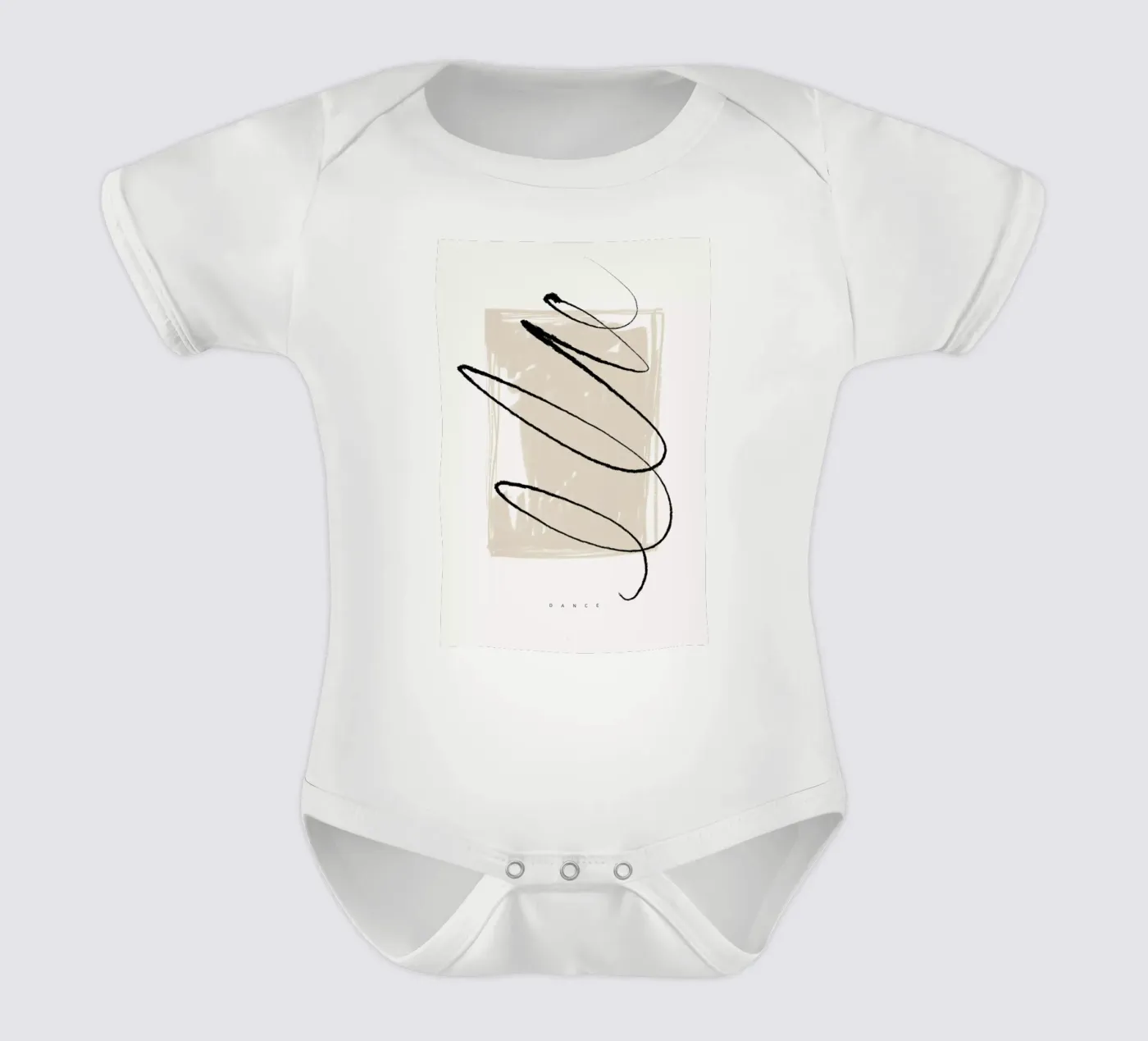 Dance 2 Kurzarm Babybody von Graphite