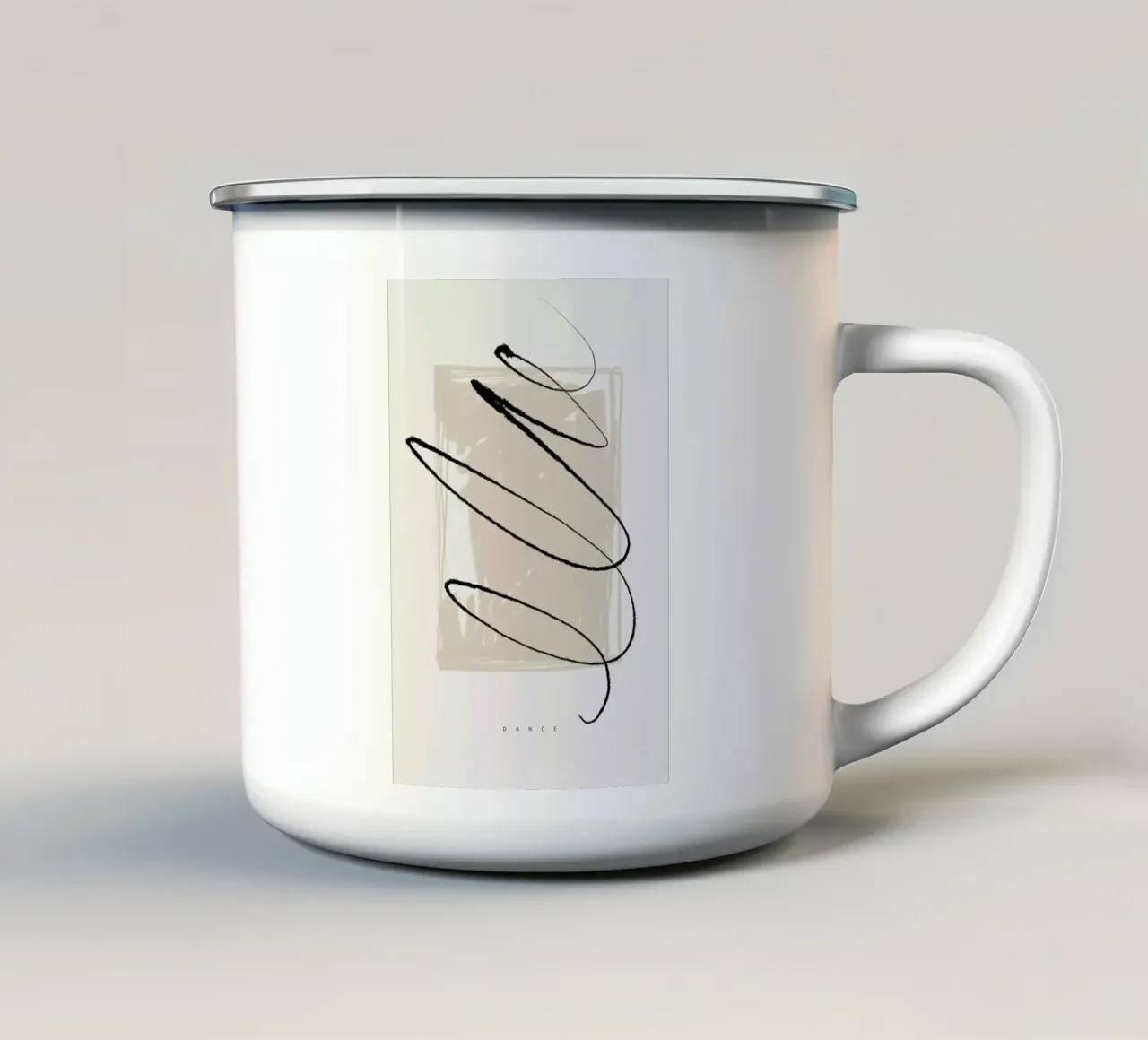 Dance 2 tazza in smalto da Graphite
