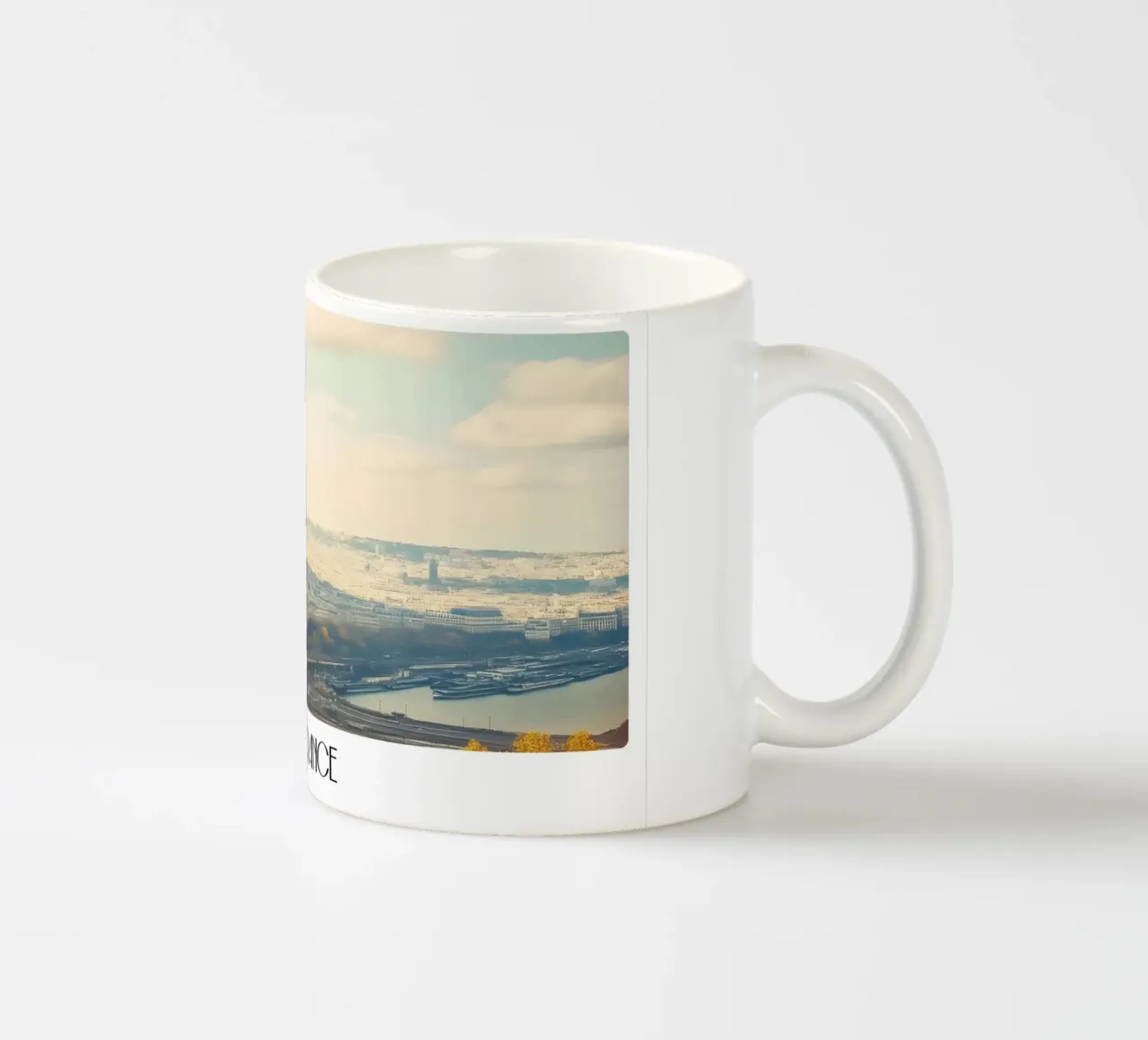 Torre Eiffel Parigi Vintage - Paesaggio iconico della città francese tazza in ceramica da ClubArt