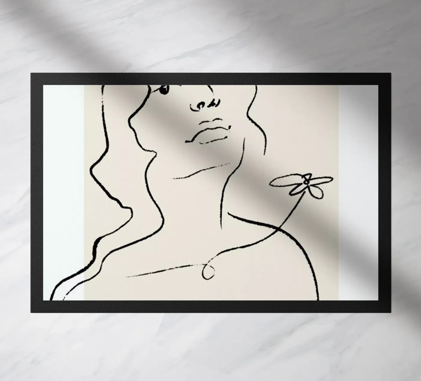Flora deurmat van Graphite