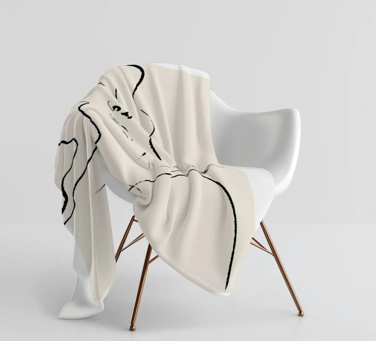 Flora fleece blanket by Graphite