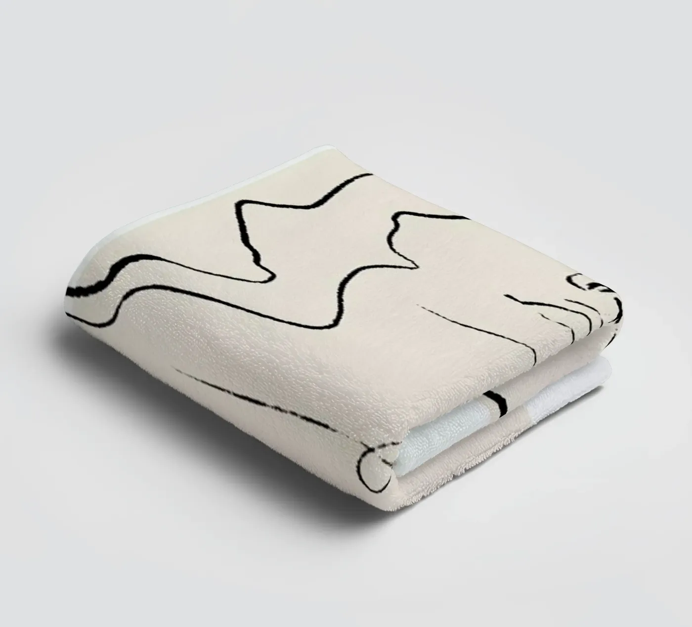 Flora badhanddoek van Graphite