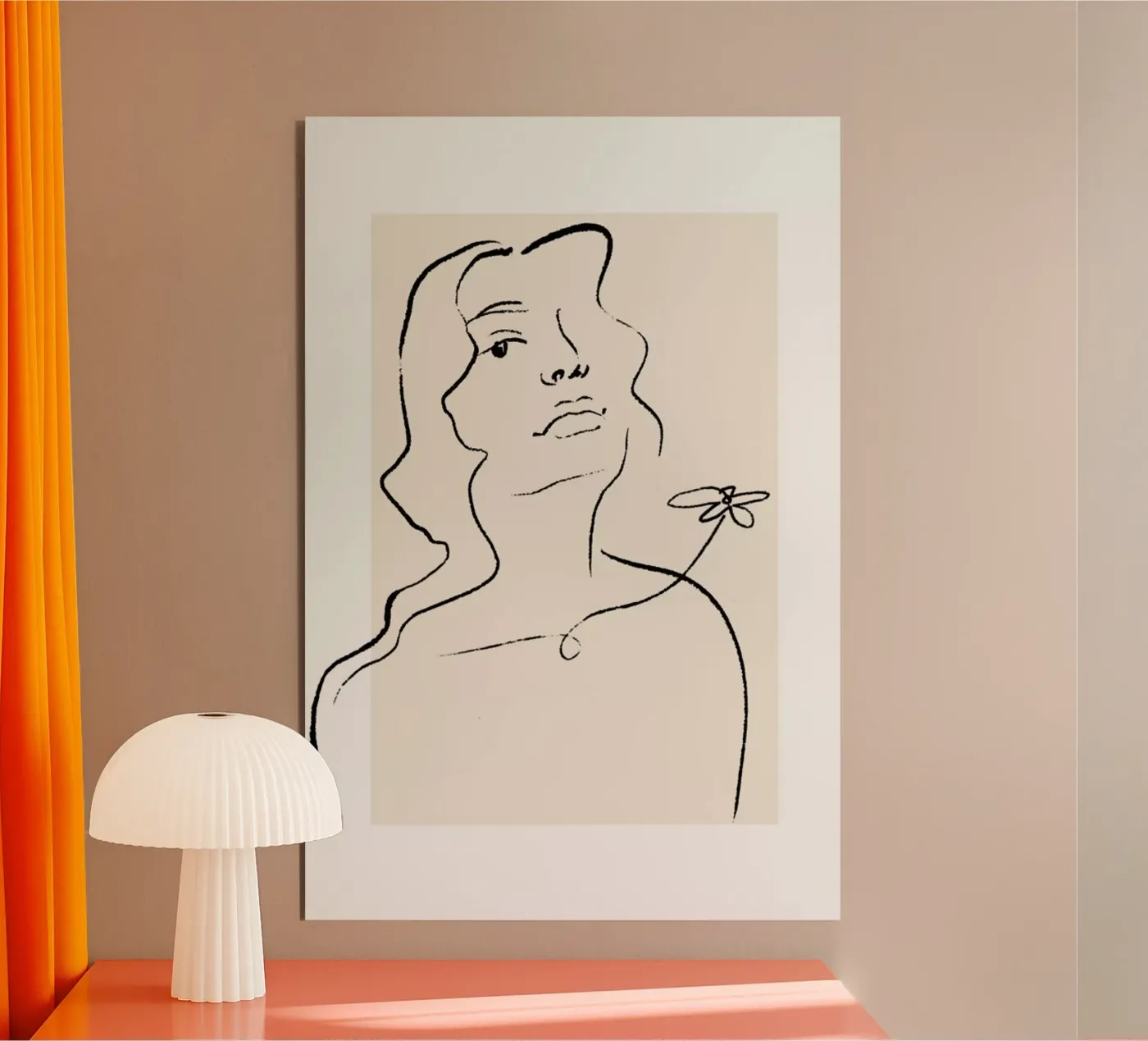 Flora panneau forex de Graphite