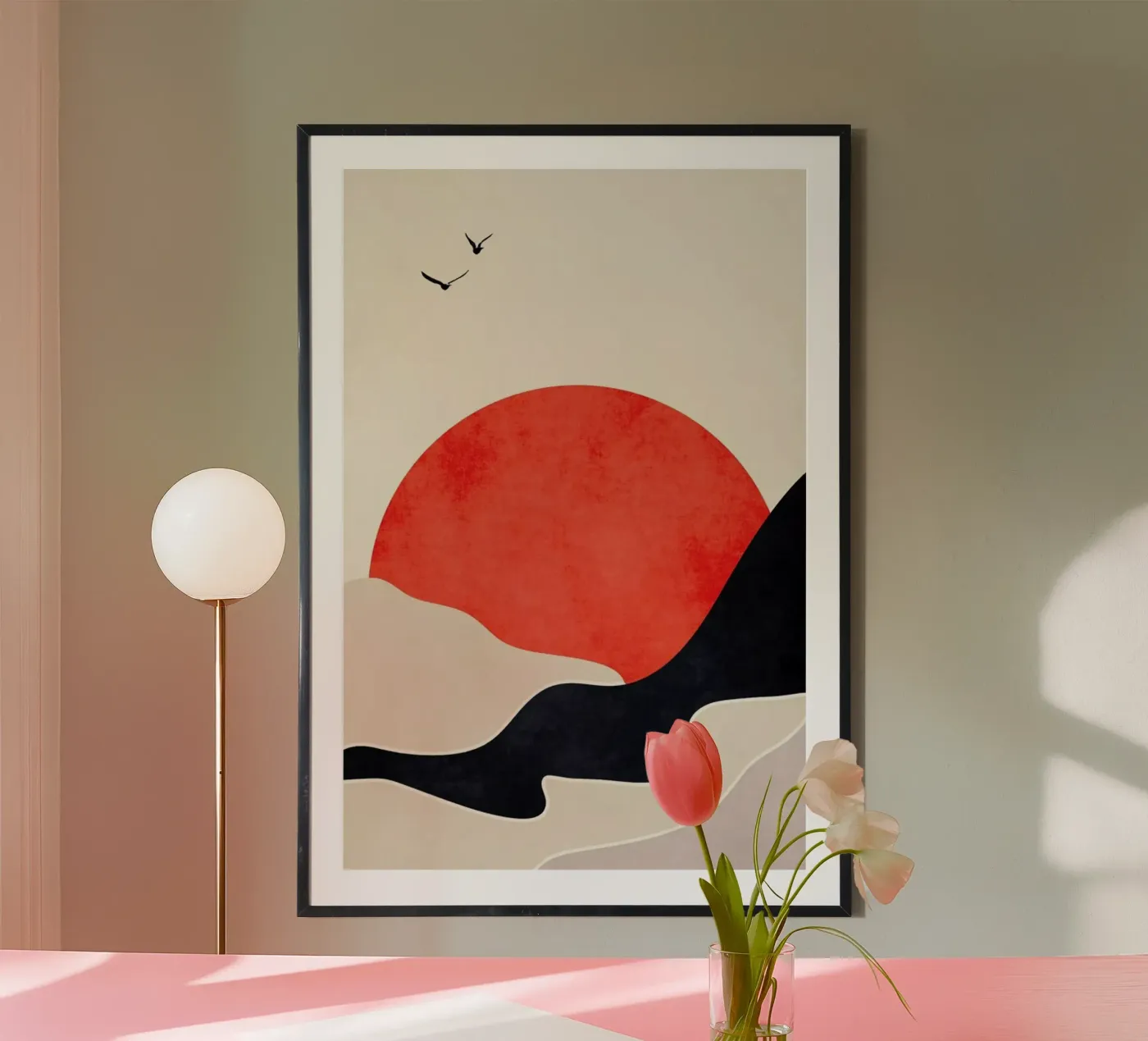 Drowning Sun poster van Kubistika