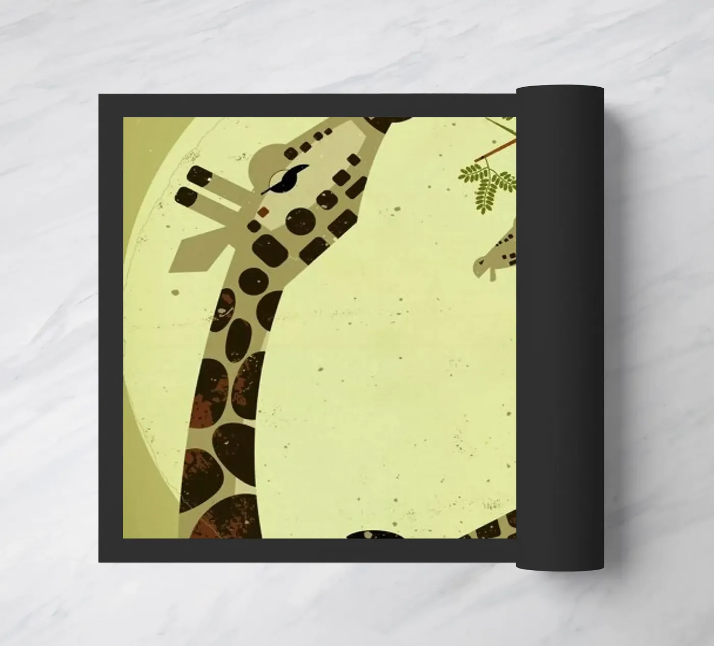 Giraffes deurmat van Dieter Braun