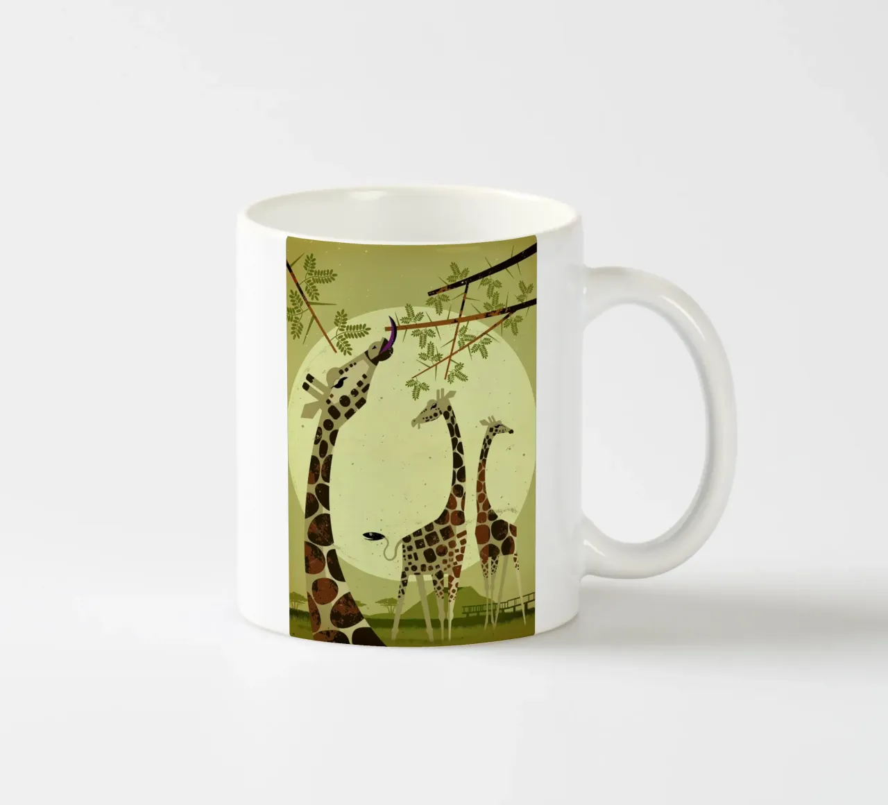 Giraffes tazza in ceramica da Dieter Braun