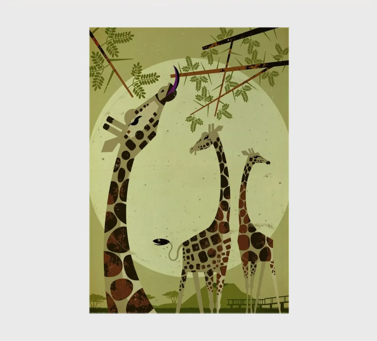 Giraffes notebook by Dieter Braun