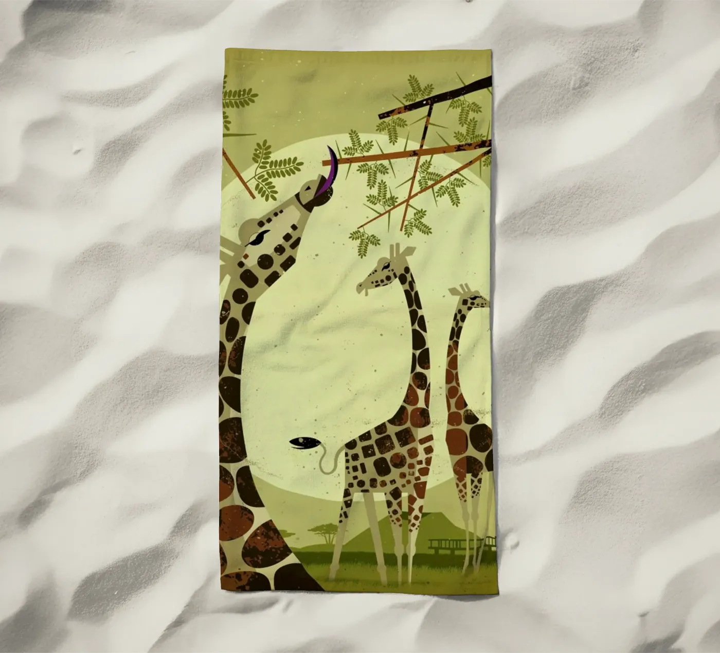 Giraffes telo mare da Dieter Braun