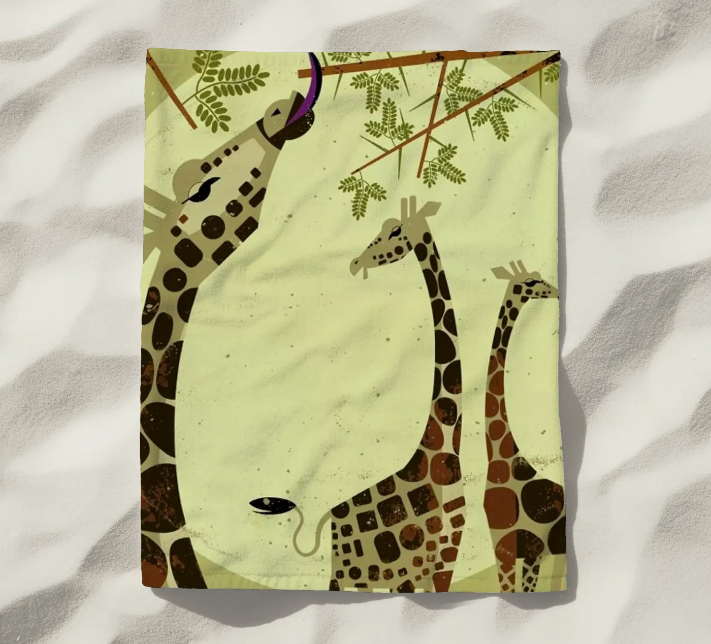Giraffes telo mare da Dieter Braun