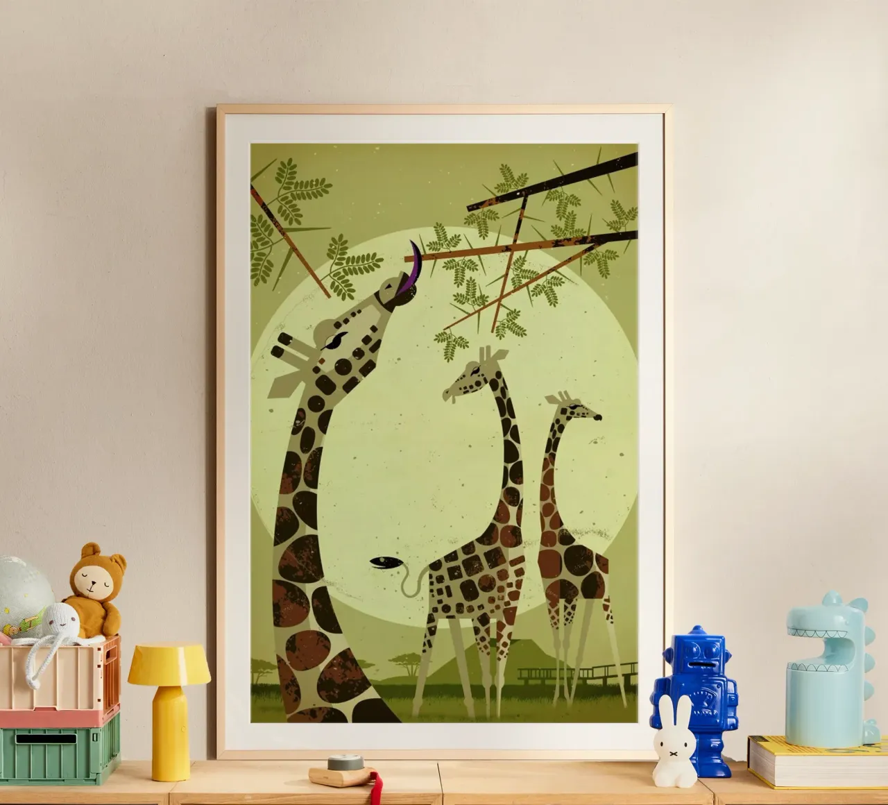 Giraffes poster da Dieter Braun