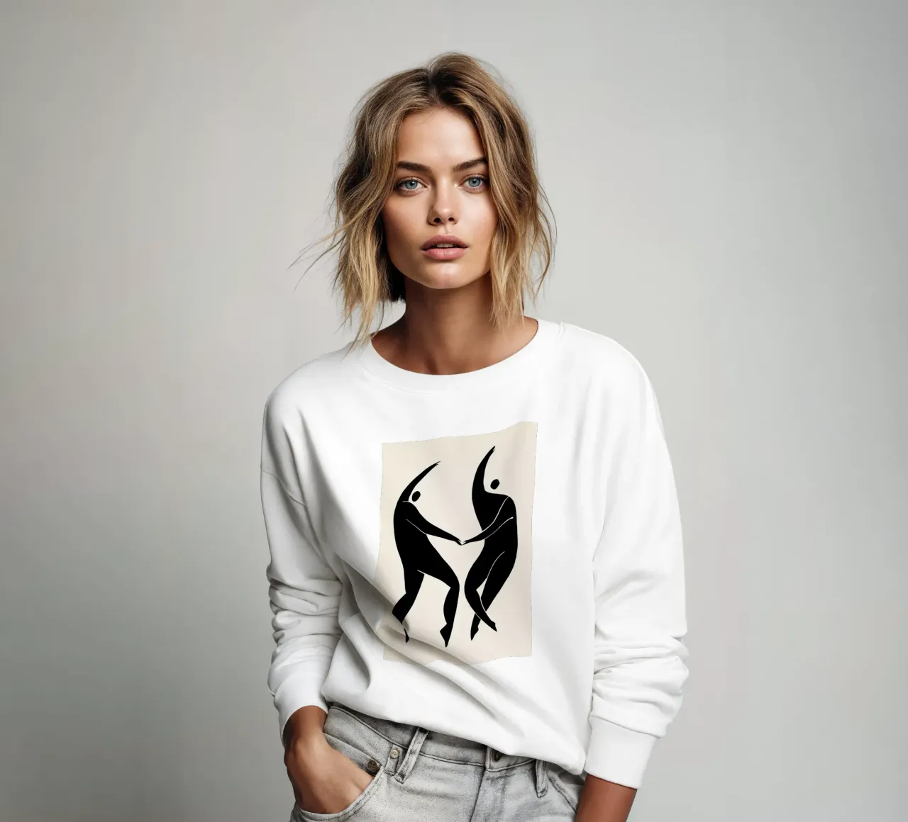 Dancing Figures 2 Sweatshirt von Graphite