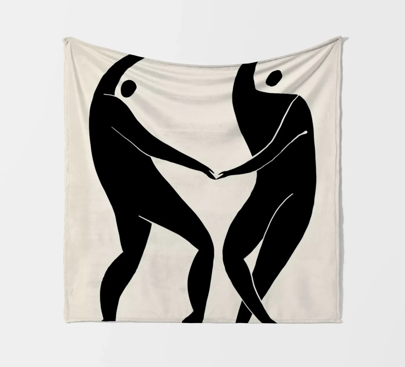 Dancing Figures 2 Fleecedecke von Graphite