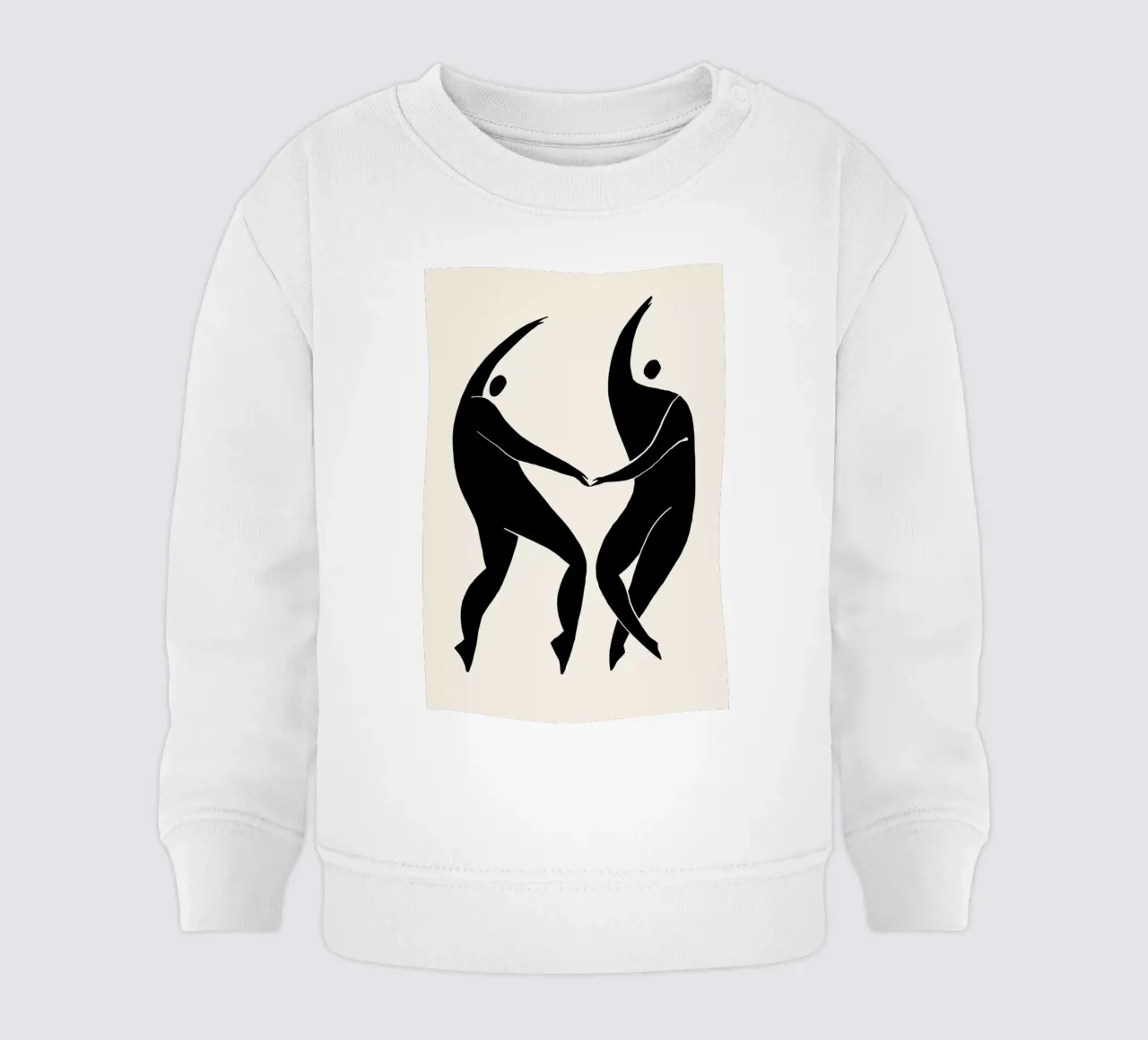 Dancing Figures 2 felpa neonato da Graphite