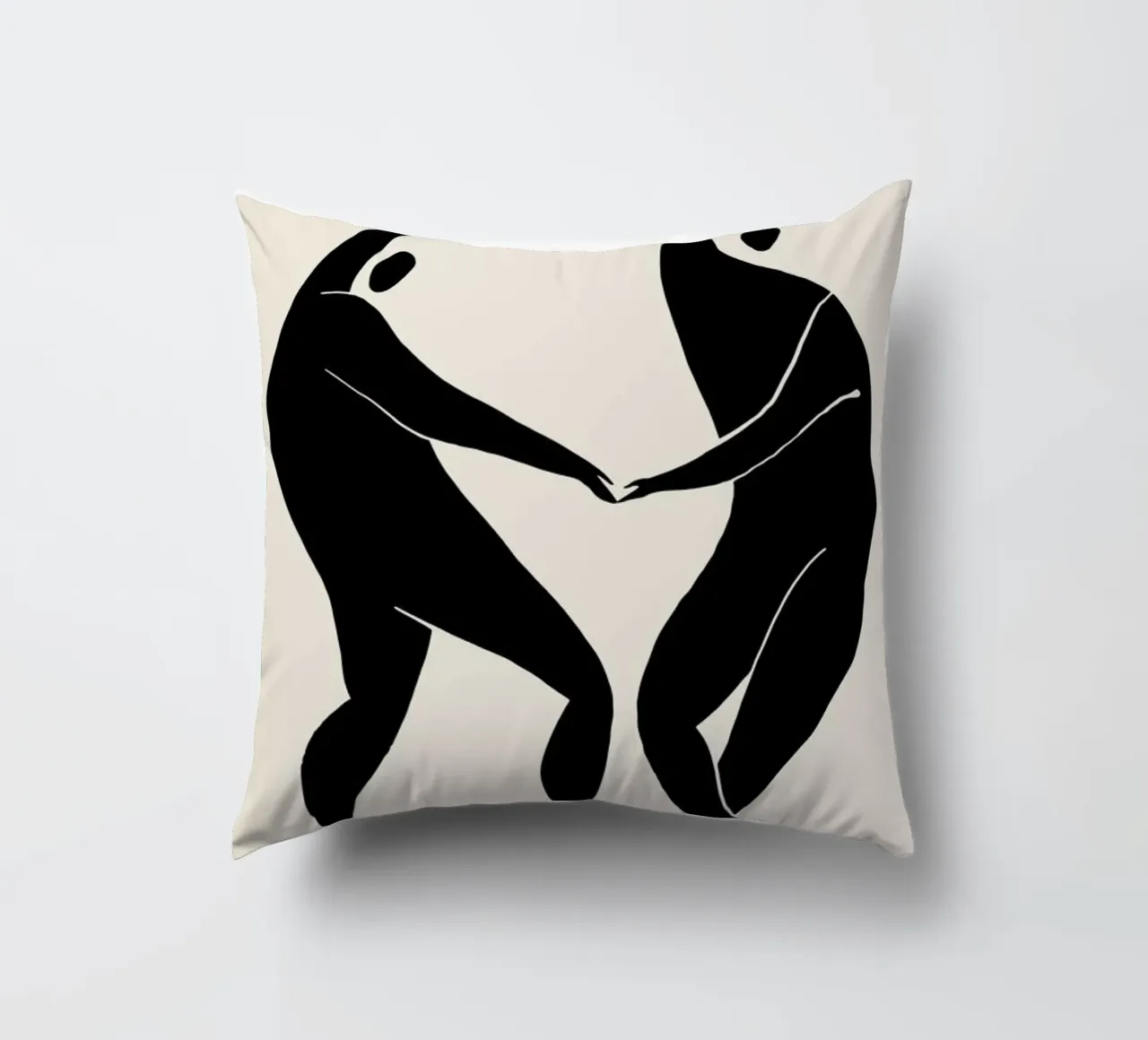 Dancing Figures 2 cuscino da Graphite