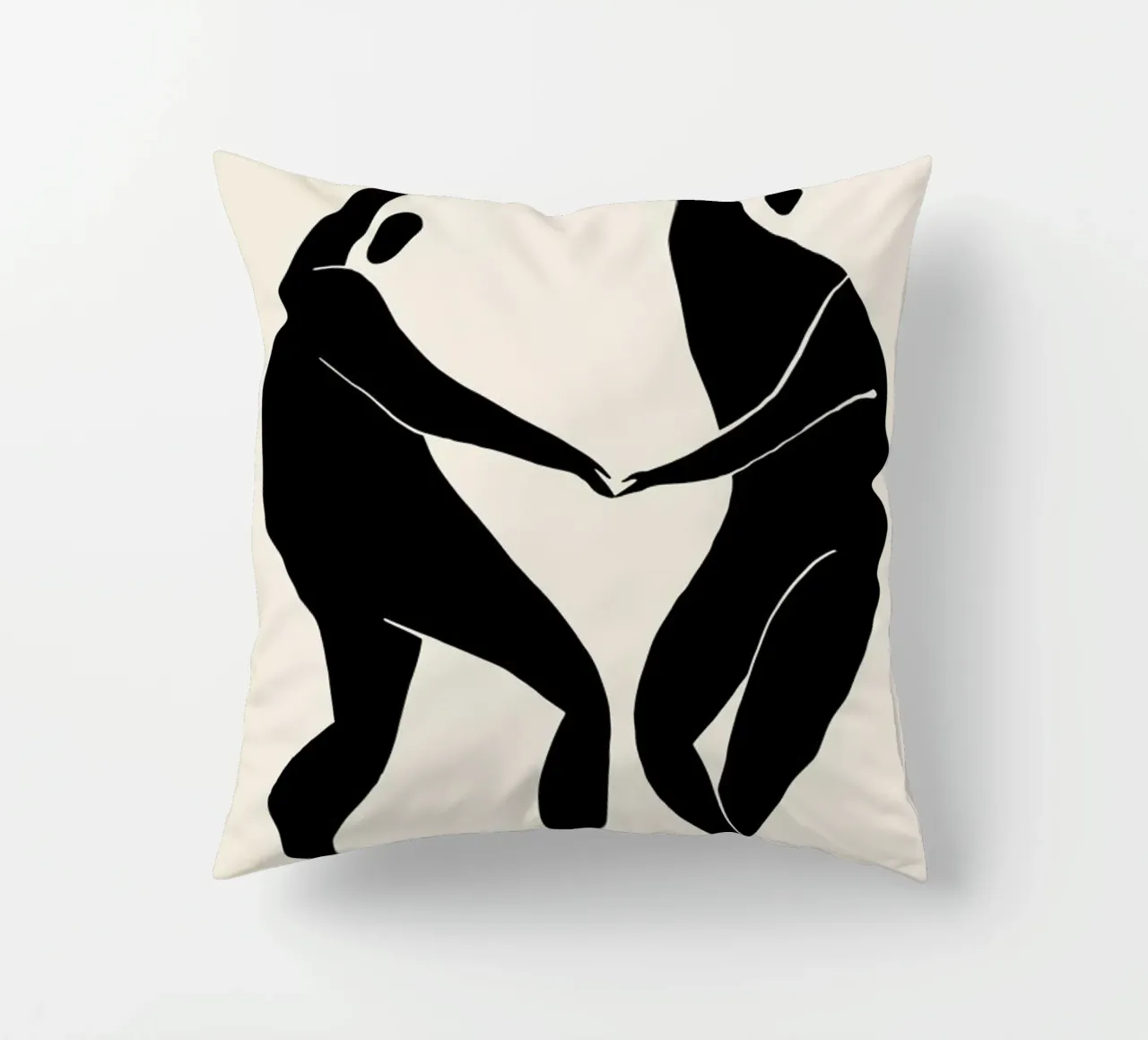 Dancing Figures 2 cuscino da Graphite