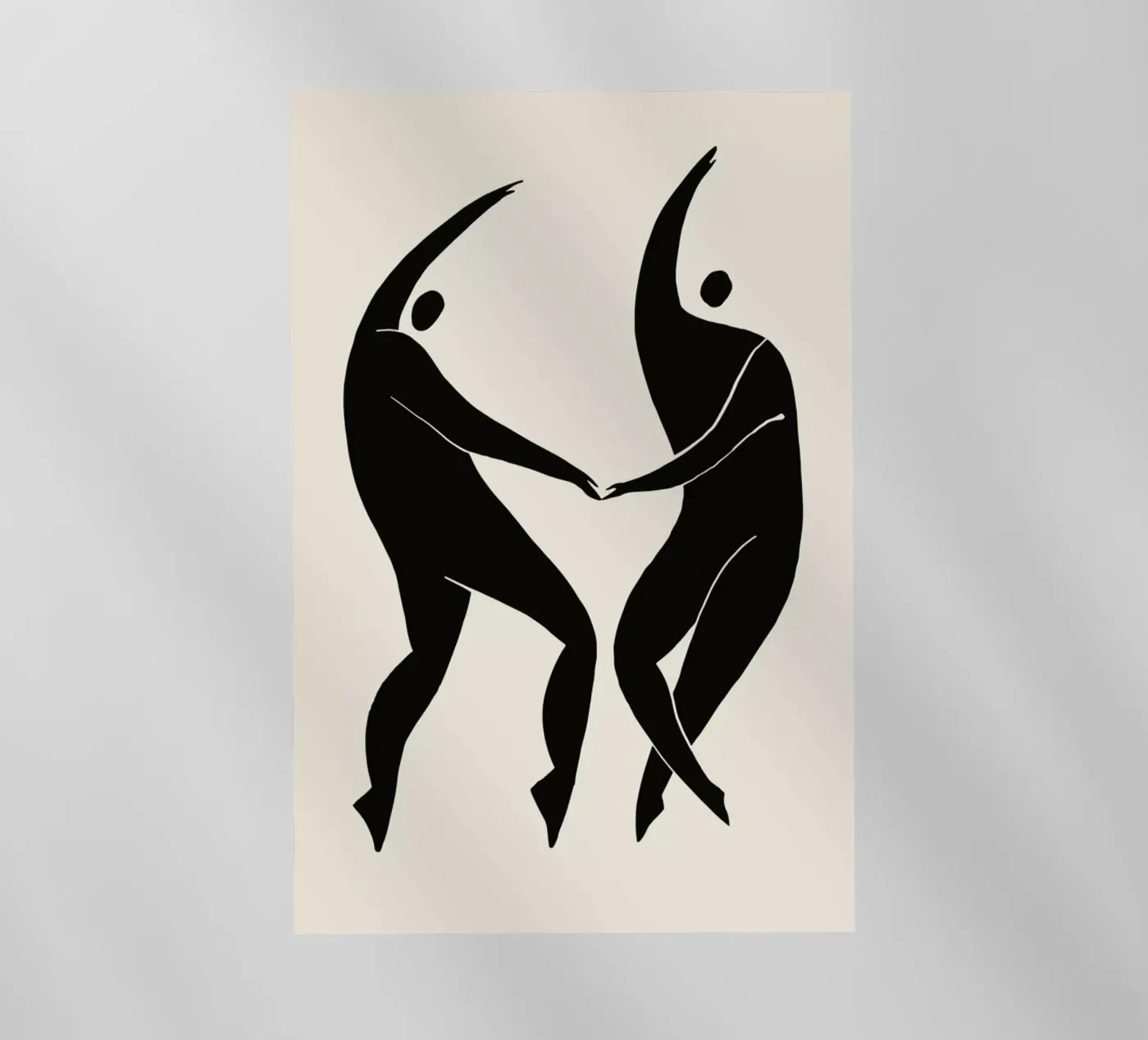 Dancing Figures 2 Backlit Folie von Graphite